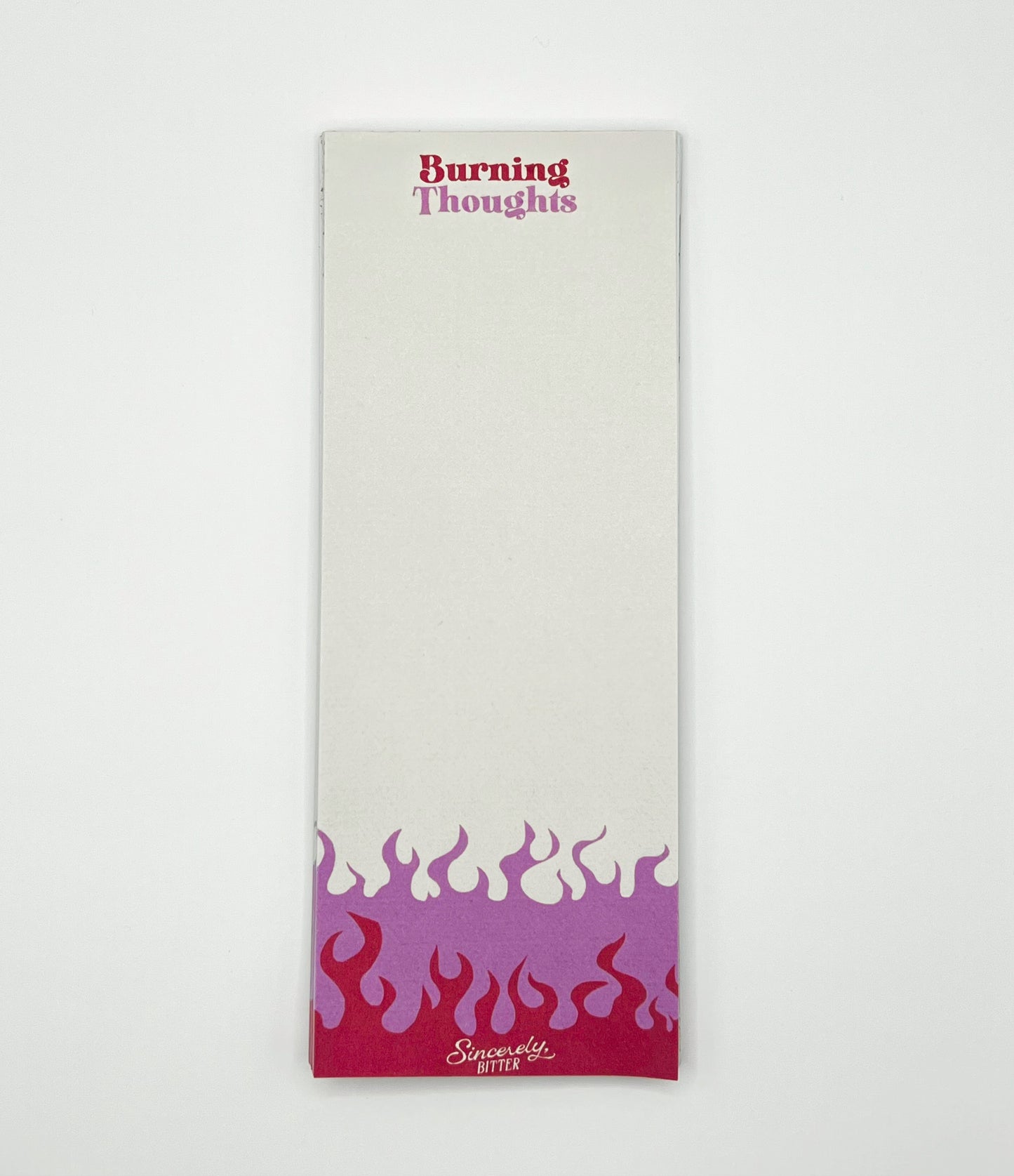 Burning Thoughts Notepad