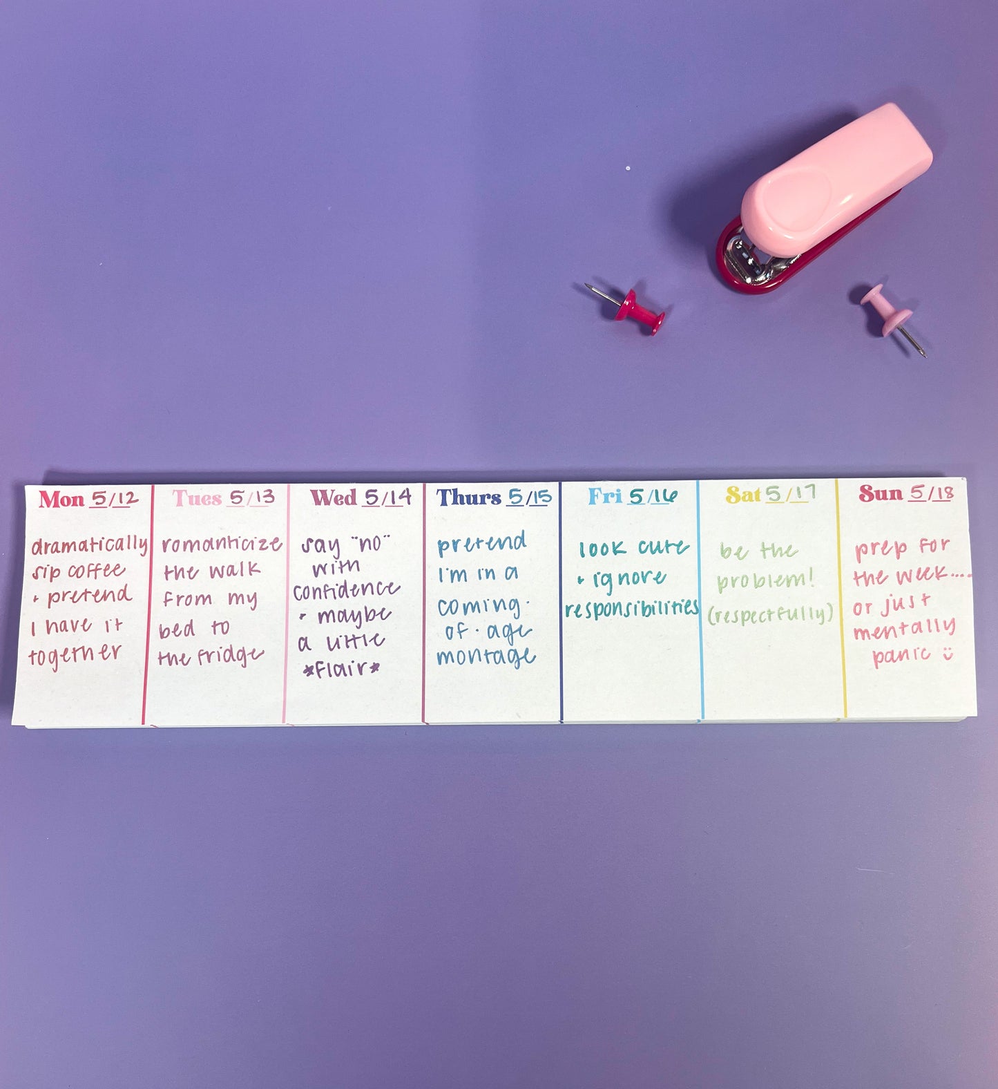 The Weekly Jotter Notepad
