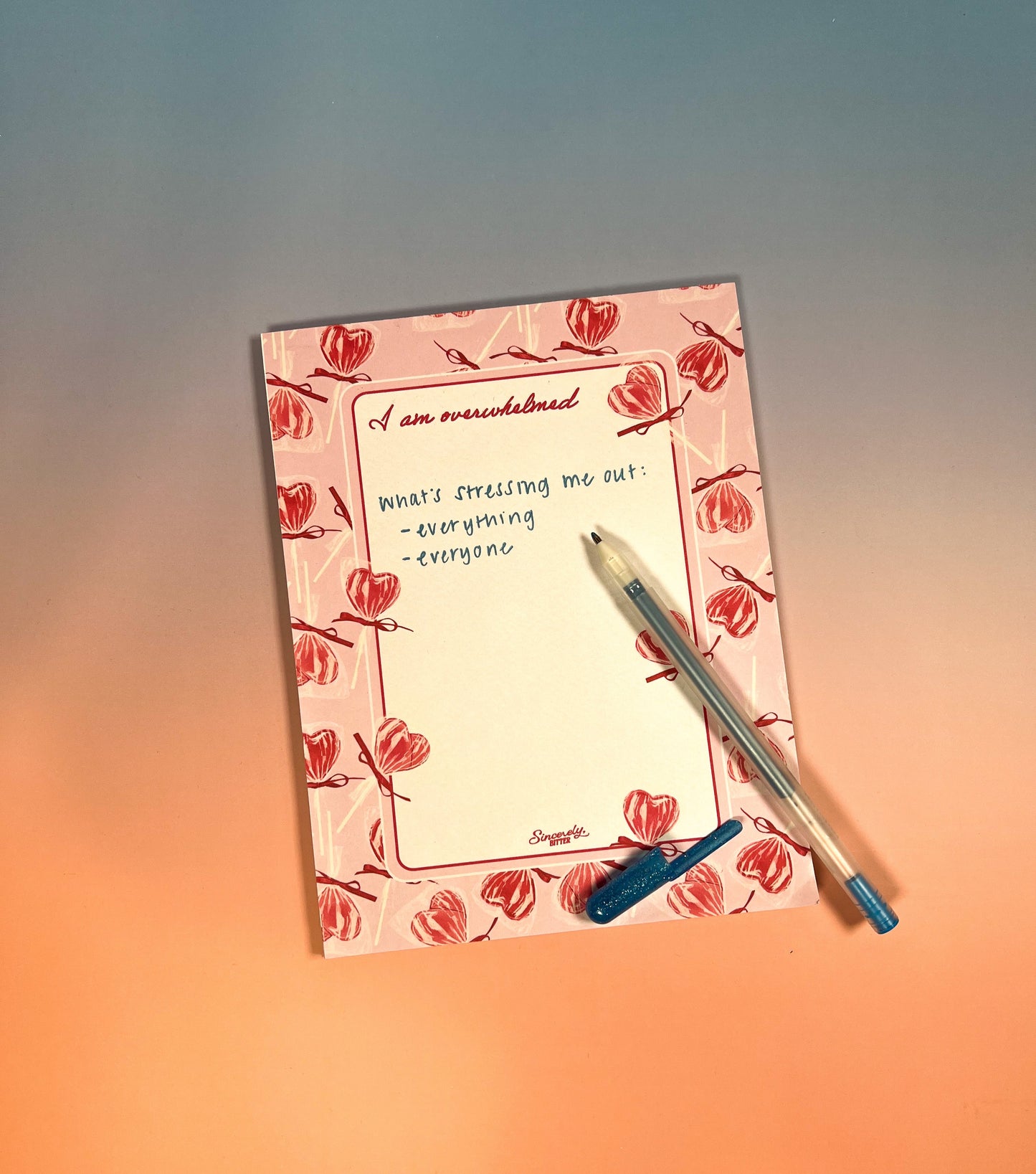 Sweetly Spiraling Notepad