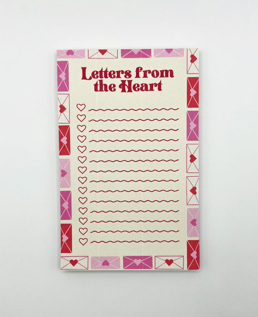 Letters from the Heart Notepad