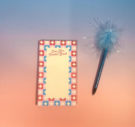 The Breakdown Notepad