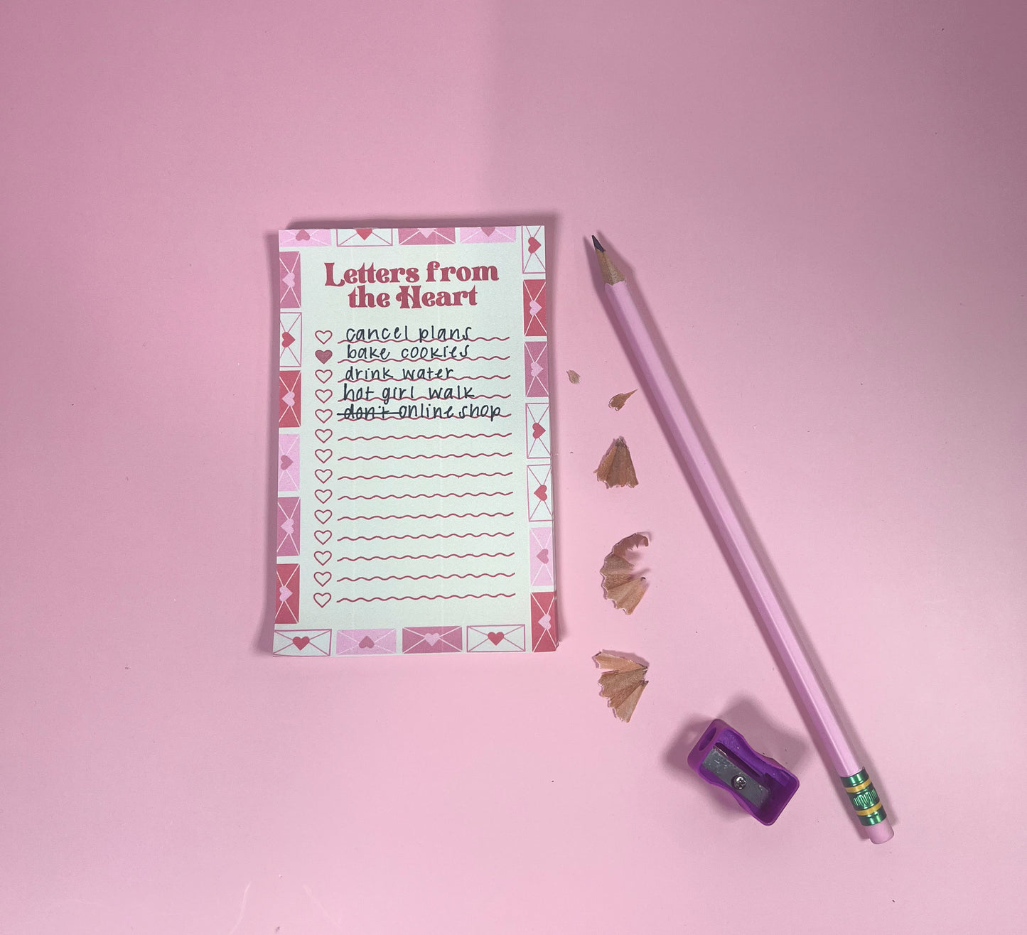 Letters from the Heart Notepad