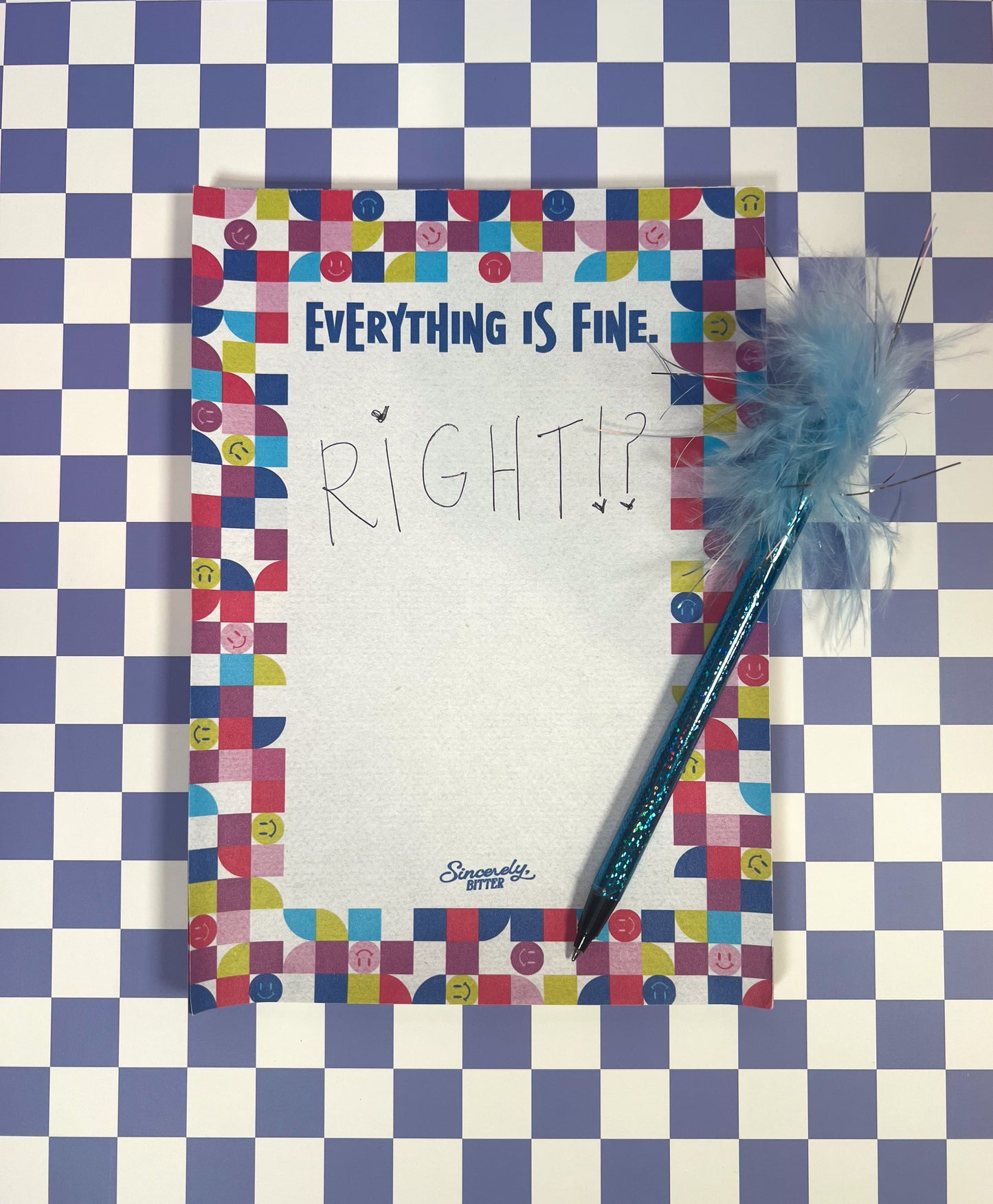 Everything Is Fine(ish) Notepad
