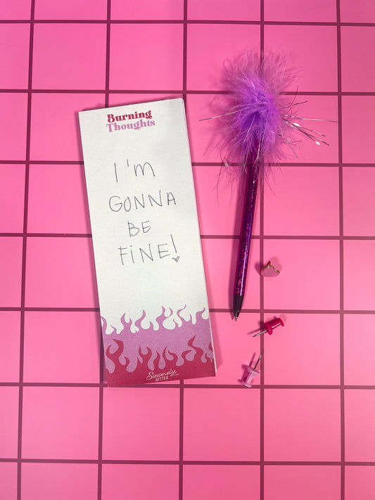 Burning Thoughts Notepad