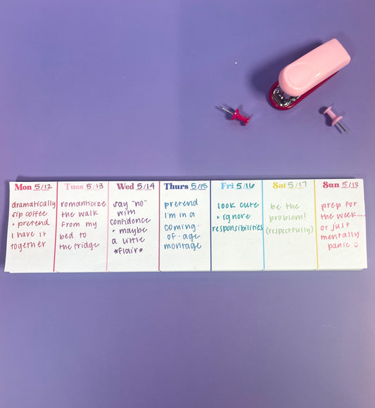 The Weekly Jotter Notepad
