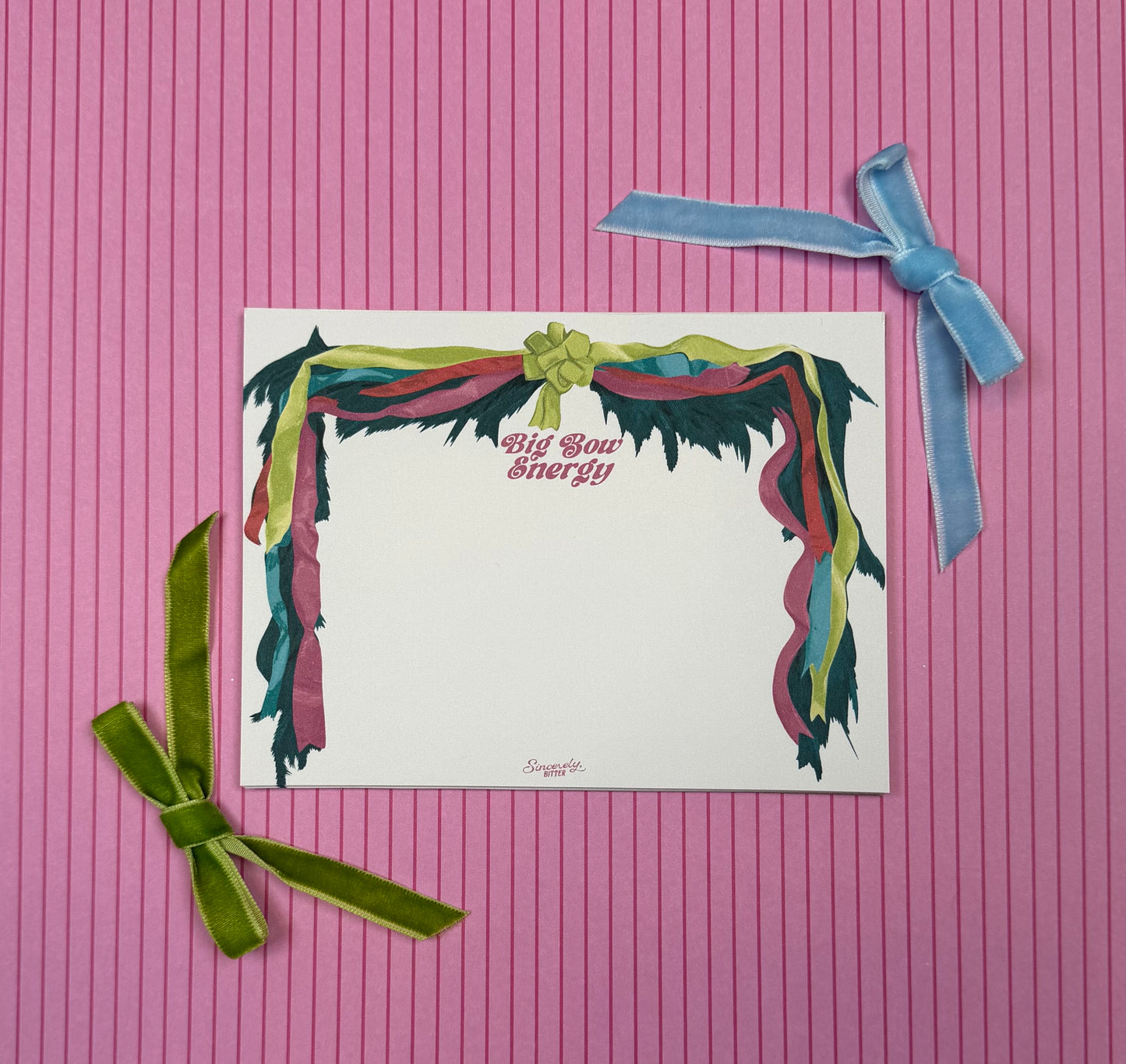 Big Bow Energy Notepad