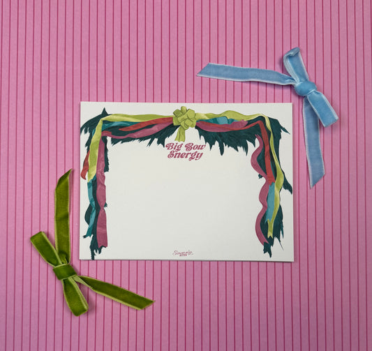 Big Bow Energy Notepad