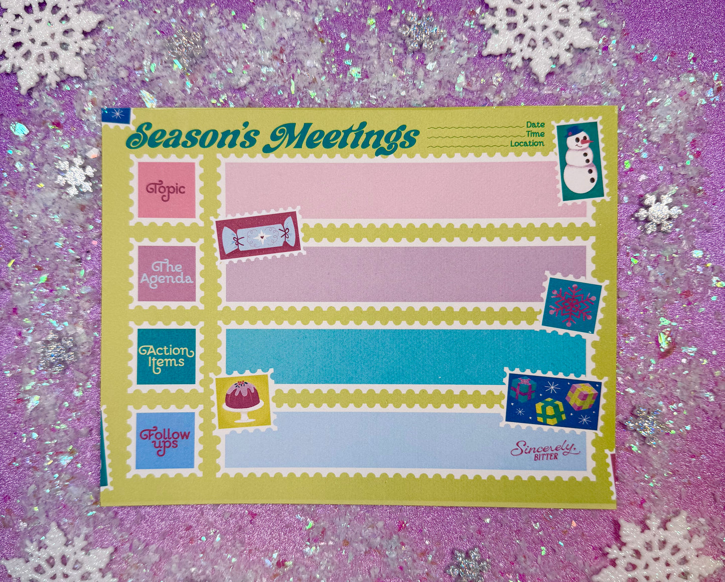 Season’s Meetings Pad