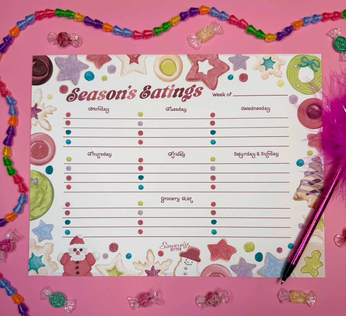 Season's Eatings Notepad