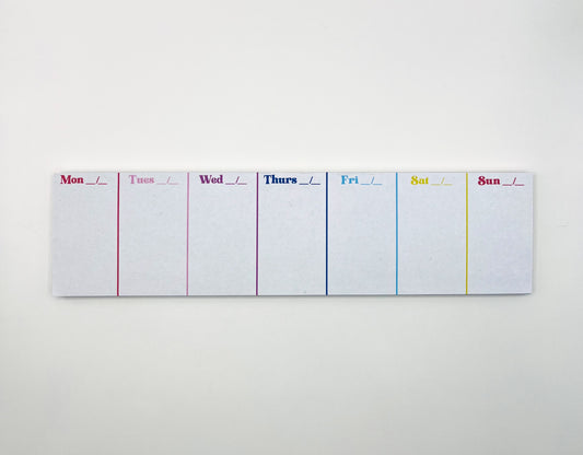 The Weekly Jotter Notepad